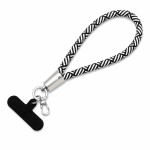 Braided Strap Lanyard (Short) - Black & White